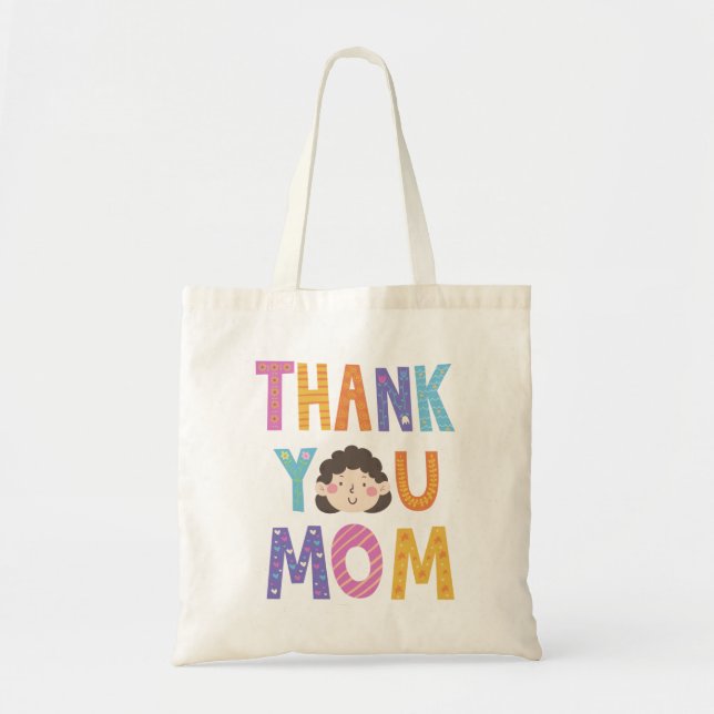 Söt Tack Mamma Toteväska Tygkasse (Framsidan)