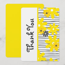 Söt tackkort Vacker blommig tacknota