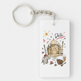 Söt Taj Mahal Indien Doodle Art
