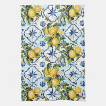 Söt Talavera Tile All-over Print Lemons