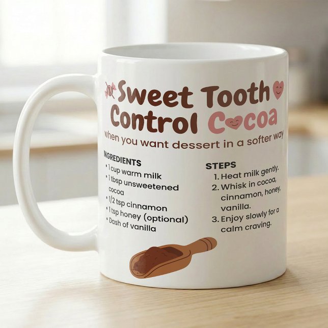 Söt tand kakao, enkel receptguide kaffemugg (Skapare uppladdad)