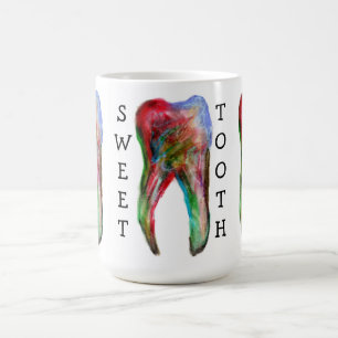 Söt tand tandläkar kaffemugg