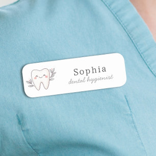 Söt tandhygienist namnbricka