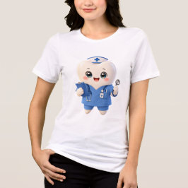 Söt tandsköterska t-shirt | Tandläkarpresent