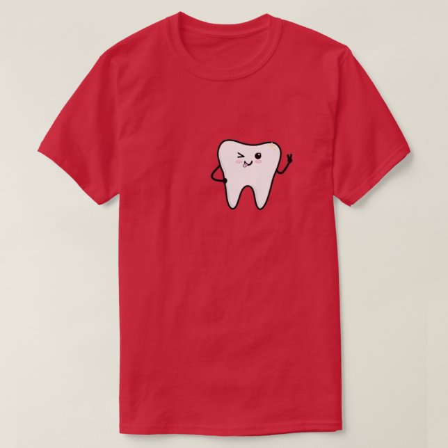 söt tandtand t shirt (Design framsida)