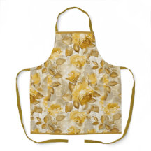 Söt Taupe Guld Ro Blommigt