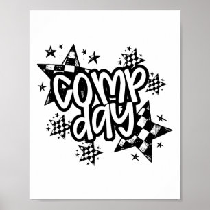 Söt tävlingsdag Cheer tävlingssäsong Cheerleadingt Poster