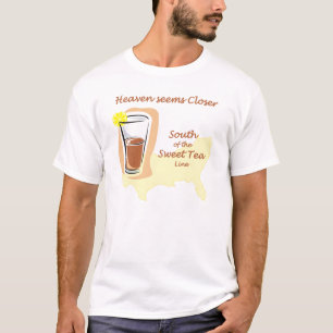 Söt Tea fodrar T-tröja T Shirt