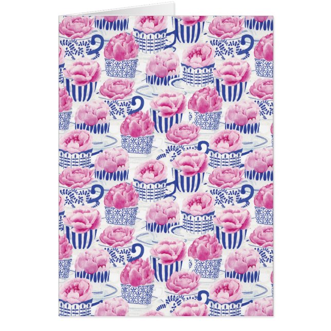 Söt Tea Hälsningskort (Framsidan)