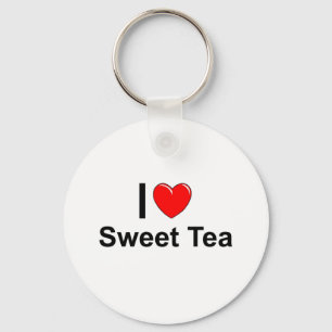 Söt Tea Nyckelring
