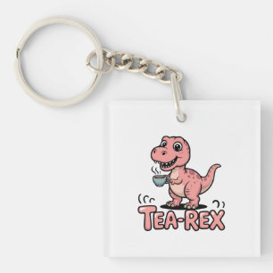 Söt Tea-Rex rosa dinosaurie – Tekandet händer!