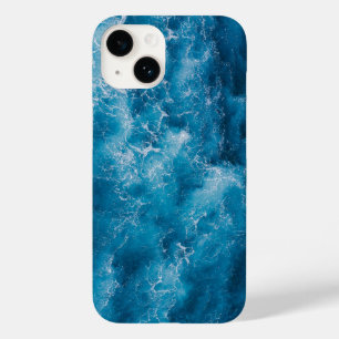 Söt Teal Blue Aqua Turquise Geode Mönster Fodral