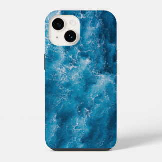 Söt Teal Blue Aqua Turquise Geode Mönster Fodral