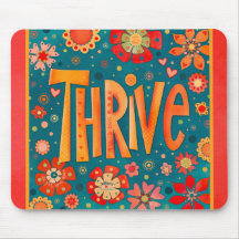 Söt Teal inspiring Blommigt Thrive Inspirief