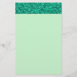 Söt Teal Plaster Struktur Brevpapper