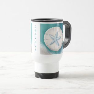 Söt Teal Starfish Personlig Beachy Resemugg