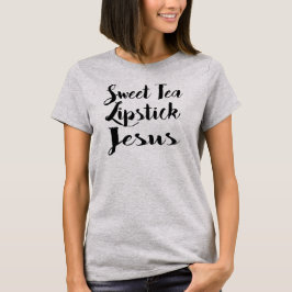 Söt TealäppstiftJesus T-tröja T-shirt