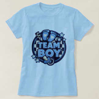 Söt Team Pojke Könsbestämning T-Shirt