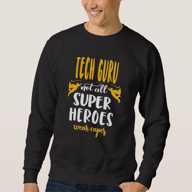 Söt Tech Guru Hero Slay Tech Guru Lång Ärmad Tröja (Framsida)