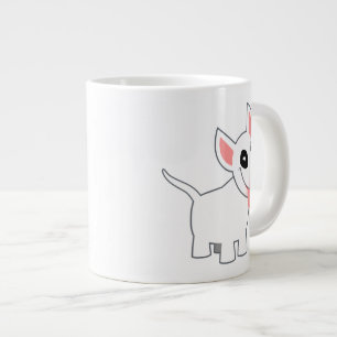 Söt Tecknad Bull Terrier Jumbo-Mugg Jumbo Mugg