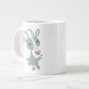 Söt Tecknad Dansande Get Stor Mugg Jumbo Mugg