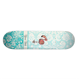 Söt Tecknad Flamingo Skateboard Bräda 20 Cm