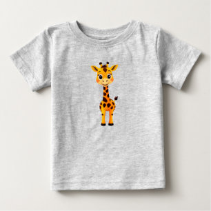 Söt Tecknad Giraff T Shirt