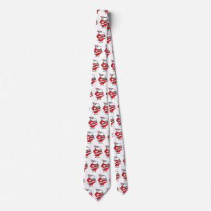 Söt tecknad glad tomte skrattar Ho Ho Ho Slips