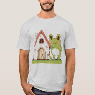 söt tecknad groda t shirt