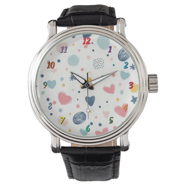 Söt Tecknad Himmel Armbandsur (Framsida)