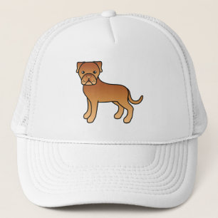 Söt tecknad hund Dogue De Bordeaux Keps
