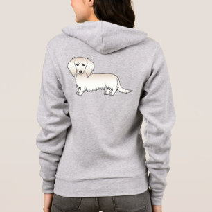 Söt Tecknad Hund med Långt Hår av Rasen Långhårig T Shirt