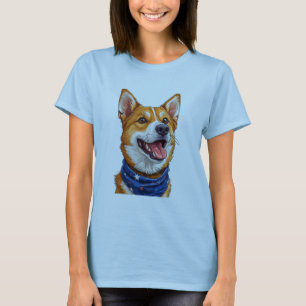 Söt Tecknad Hund T Shirt