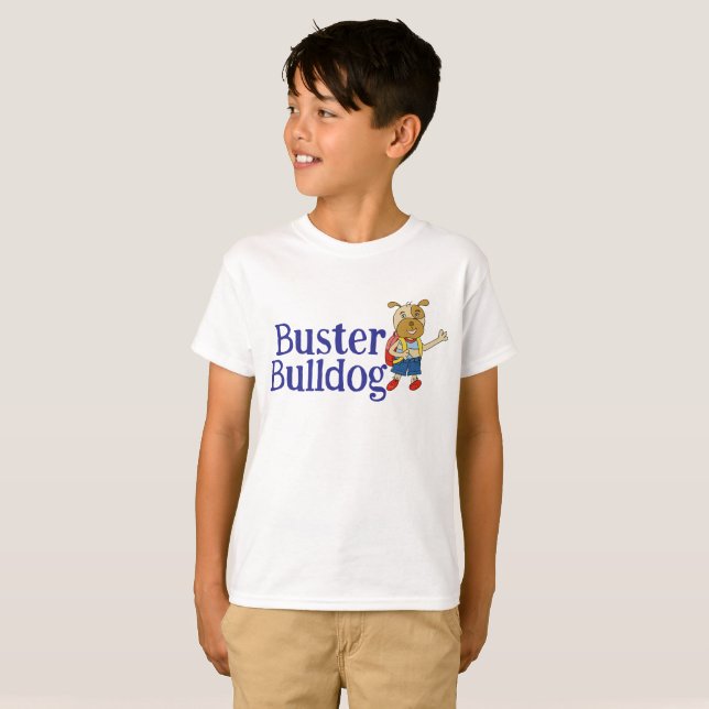 Söt Tecknad Hund Valp Grafik T Shirt (Hel framsida)