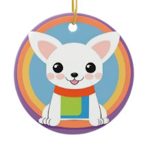 Söt Tecknad Hundillustration