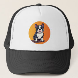 Söt Tecknad Hundillustration Keps