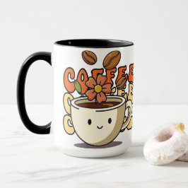 Söt Tecknad Kaffemug Mugg