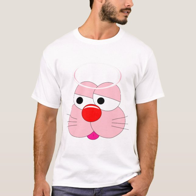 Söt Tecknad Karaktär Grafisk T-Shirt - Jag är inge (Framsida)