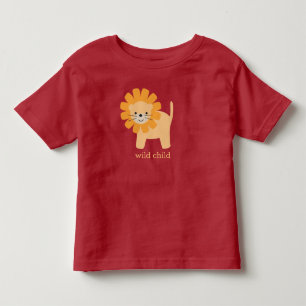 Söt Tecknad Lejon T-shirt