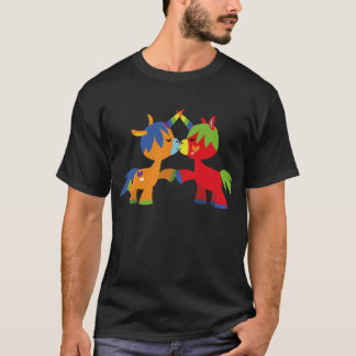 Söt Tecknad LGBTQIA Enhörning T-Shirt