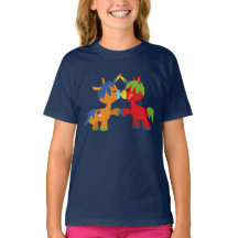 Söt tecknad LGBTQIA-enhörningsbarnt-shirt