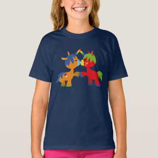 Söt tecknad LGBTQIA-enhörningsbarnt-shirt T Shirt