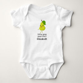 Söt Tecknad Liten Päronflicka T Shirt