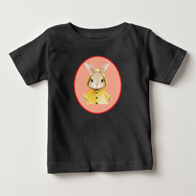 Söt Tecknad Mus Barn T-Shirt (Framsida)