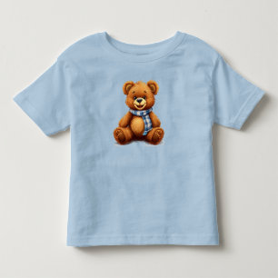 🧸 Söt Tecknad Nallebjörn Barnklänning ✨ T Shirt