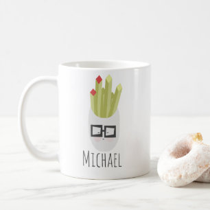 Söt tecknad pommes frites kaffemugg