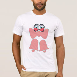 Söt Tecknad Rosa Slinga T Shirt