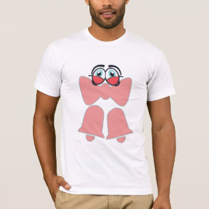 Söt Tecknad Rosa Slinga T Shirt