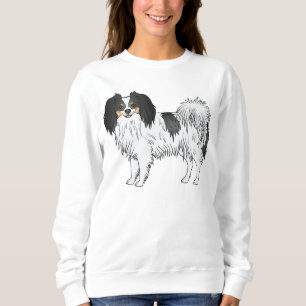 Söt Tecknad Tricolor Phalène Hund För Hundälskare T Shirt