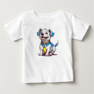 Söt Tecknad Valp Barn Grafisk T Shirt